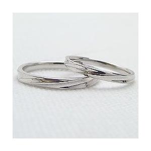 結婚指輪 ペアリング ホワイトゴールドK10 マリッジリング シンプル 10金 カップル 安い 注文製作 プレゼント ギフト 受注 爆買の画像