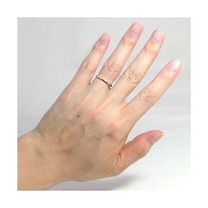 結婚指輪 スリーストーン ダイヤモンド マリッジリング トリロジー イエローゴールドK18 ペアリング 18金 受注 爆買の画像