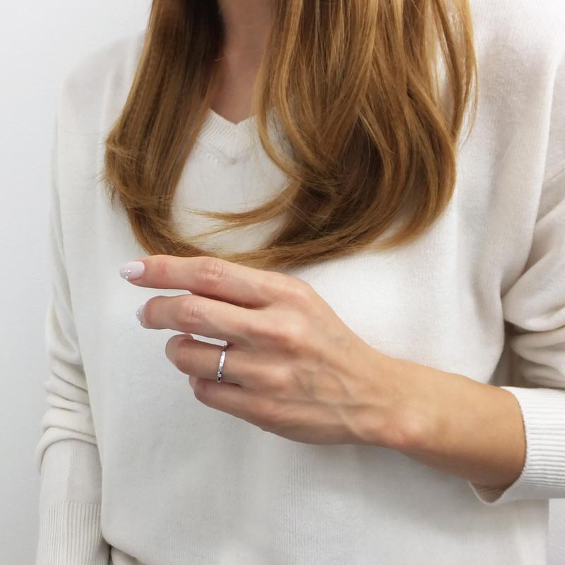 指輪 ペア 結婚指輪 プラチナ ファイブストーン ダイヤモンドリング ペアリング Pt900 カップル 安い 注文製作 プレゼント ギフト 受注 爆買の画像