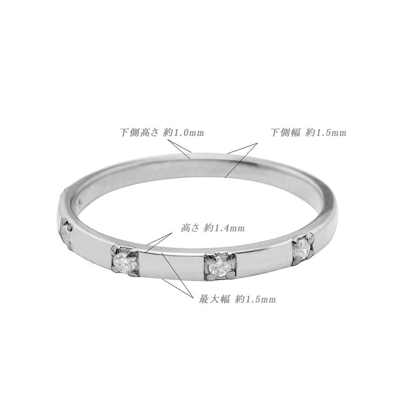 結婚指輪 18金 ペアリング K18 ファイブストーン ダイヤモンド マリッジリング カップル 安い 注文製作 プレゼント ギフト 受注 爆買の画像