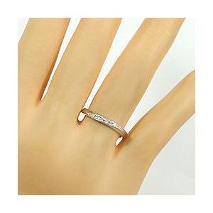 結婚指輪 ペアリング ホワイトゴールドK10 ダイヤモンド マリッジリング カップル 安い 注文製作 プレゼント ギフト 受注 爆買の画像