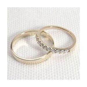 結婚指輪 イエローゴールドK10 ペアリング 人気 マリッジリング 10金 カップル 安い 注文製作 プレゼント ギフト 受注 爆買の画像