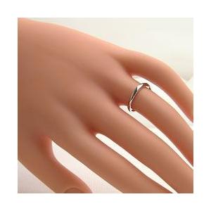 結婚指輪 マリッジリング デザインリング ホワイトゴールドK10 ペアリング 2本セット 受注 爆買の画像