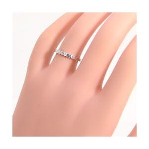 結婚指輪 一粒 ダイヤモンド ストレート マリッジリング ホワイトゴールドK10 ペアリング 2本セット 受注 爆買の画像