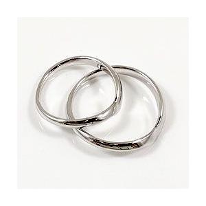 結婚指輪 Vライン ペアリング ホワイトゴールドK10 マリッジリング カップル 安い 注文製作 プレゼント ギフト 受注 爆買の画像