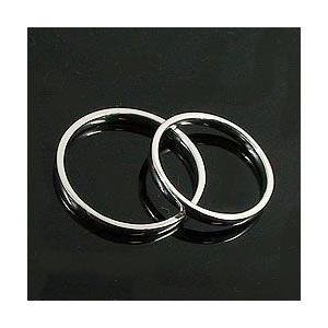結婚指輪 一粒 ダイヤモンド シンプル ストレート マリッジリング ホワイトゴールドK10 ペアリング 10金 受注 爆買の画像