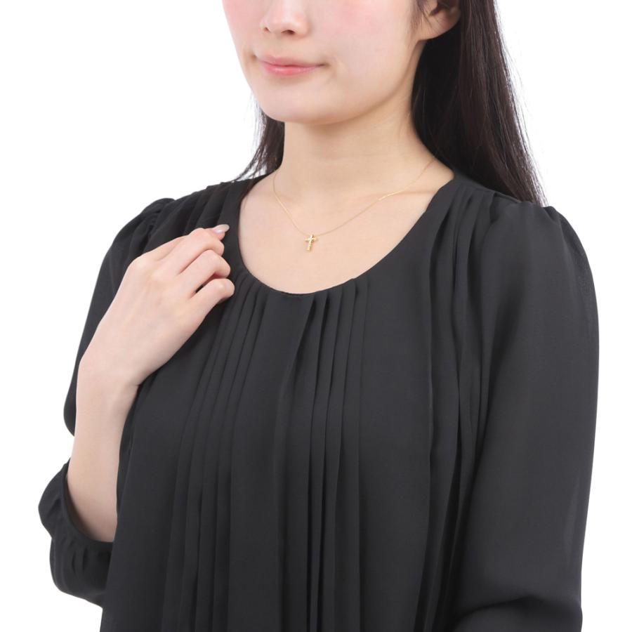 ネックレス クロス ダイヤモンド ネックレス ホワイトゴールドK18 十字架ペンダント 7ストーン 18金 レディース 注文製作 プレゼント ギフト 受注 爆買_2