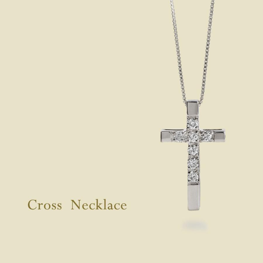 Jewelry i（ジュエリーアイ） クロス ネックレス セブンストーン