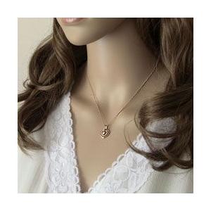 トリプル ハート ダイヤモンド ネックレス 18金 イエローゴールドK18 ダイヤネックレス カットボール チェーン ネックレス レディース ギフト 受注 爆買の画像
