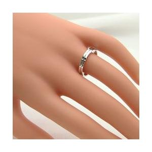 メンズリング クロスリング メンズ リング ゴールド 18金 ホワイトゴールドK18 K18WG 指輪 男性用 クロス 十字架 受注 爆買の画像