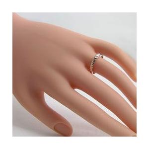 メンズリング ひねりデザイン メンズリング 18金 ゴールド イエローゴールドK18 K18YG シンプルデザイン ひねり 男性用 指輪 Men's 受注 爆買の画像