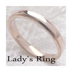 シンプルデザインリング ピンクゴールドK10 K10PG 注文製作 プレゼント ギフト 受注 K10PGメンズリング ピンクゴールドK10 シンプルデザイン オシャレ