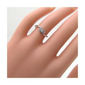 指輪 レディース ピンキーリング セブンストーン ダイヤモンド リング 0.16ct ホワイトゴールドK18 指輪 注文製作 プレゼント ギフト 受注 爆買の画像