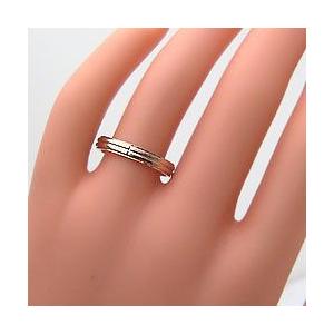 結婚指輪 クロス ダイヤモンド マリッジリング ホワイトゴールドK10 ペアリング 十字架 2本セット 受注 爆買の画像