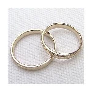 クロス 結婚指輪 ペアリング イエローゴールドK10 マリッジリング 十字架 10金 カップル 安い 注文製作 プレゼント ギフト 受注 爆買の画像