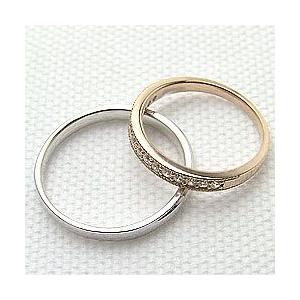 結婚指輪 ダイヤモンド エタニティリング 0.20ct ミル打ち マリッジリング イエローゴールドK10 ホワイトゴールドK10 ペアリング 受注 爆買の画像