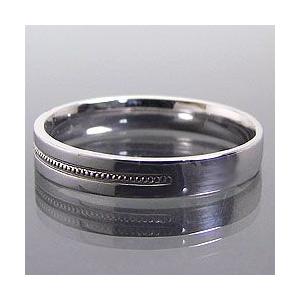 メンズ リング クロス ミル打ち ホワイトゴールドK10 ゴールド メンズリング 10金 K10WG 指輪 男性用 十字架 受注 爆買の画像