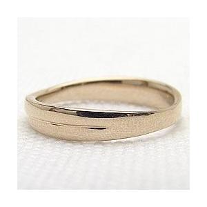 クロスリング イエローゴールドK18 K18YG ピンキーリング 注文製作 プレゼント ギフト 受注 爆買の画像