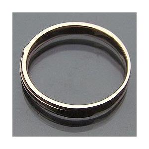 クロスメンズリング ピンクゴールドK18 K18PG 指輪 誕生日 アクセサリー オシャレ 受注 爆買の画像