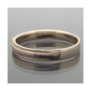 クロスメンズリング イエローゴールドK18 K18YG 指輪 誕生日 アクセサリー オシャレ 受注 爆買の画像