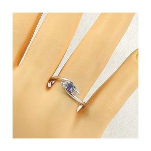 Jewelry i 指輪 レディース ピンキーリング アメジストリング 2月