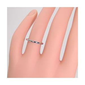 結婚指輪 プラチナ 一粒ダイヤモンド シンプル ストレート マリッジリング Pt900 ペアリング 2本セット 受注 爆買の画像