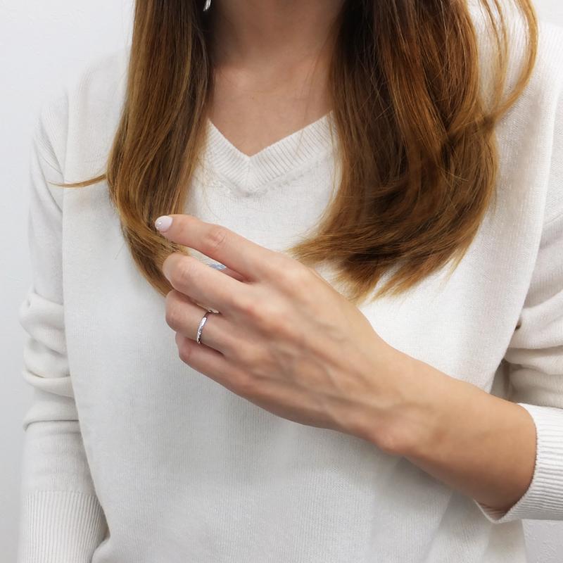 結婚指輪 一粒ダイヤ ダイヤモンド ペアリング プラチナ マリッジリング Pt900 シンプル 結婚指輪 カップル 安い 注文製作 プレゼント ギフト 受注 爆買の画像