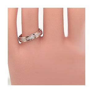 Jewelry i - 一緒になる指環 ダンス楽隊絵図面 18金 金剛石 有りの実輪っか さくら色ゴールドK18 マリッジリング 二人組 坦々たる 申し付ける仕立て上げる 差し上げ物 差し上げ物 受注 爆買