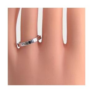 結婚指輪 一粒 ダイヤモンド ブラックダイヤモンド 0.1ct マリッジリング ピンクゴールドK10 ホワイトゴールドK10 ペアリング 受注 爆買の画像