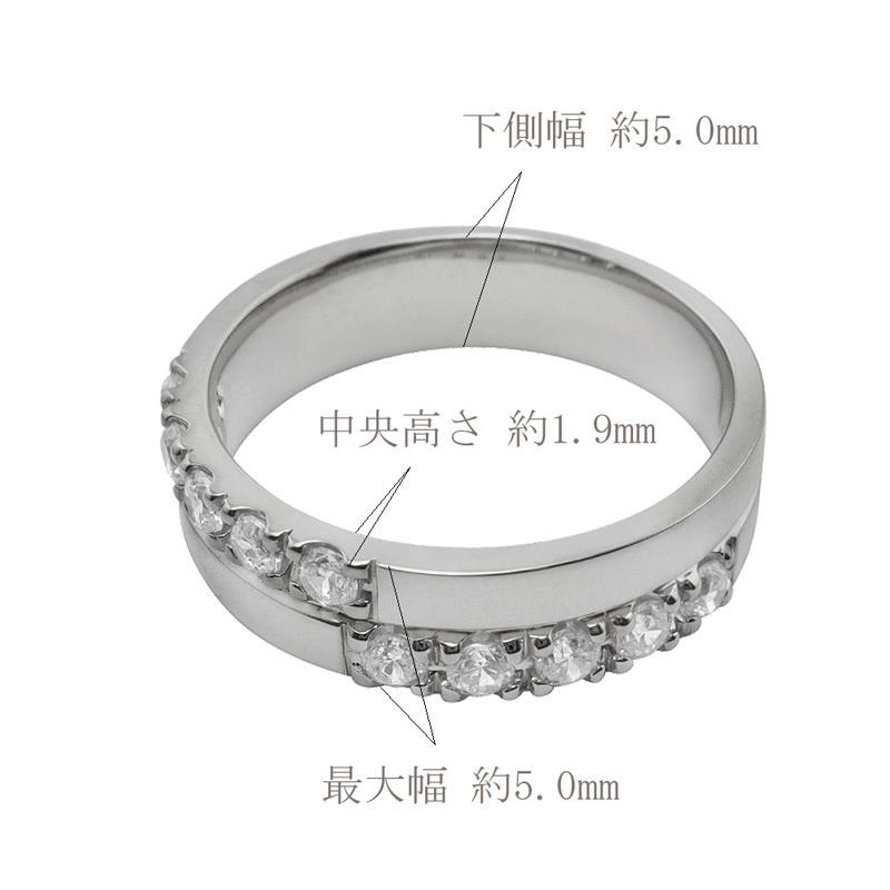 クロスデザインダイヤモンドリング 5mm幅 10金 K10ゴールド K10 誕生日 贈り物 結婚 レディース ファッションリング 注文製作 プレゼント ギフト 受注 爆買の画像
