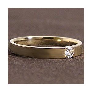 【２点セット】 メンズリング 一粒ダイヤ ダイヤモンドリング ダイヤリング メンズ リング ゴールド イエローゴールドK10 K10YG 10金 男性用 結婚 記念日 プレゼント 受注 【IQY7046740377】(25000円)