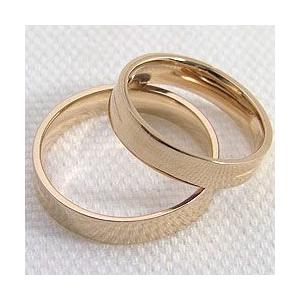 結婚指輪 クロス 10金 ペアリング イエローゴールドK10 マリッジリング カップル 安い 注文製作 プレゼント ギフト 受注 爆買の画像