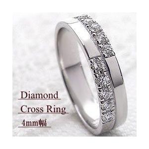 Jewelry i（ジュエリーアイ） ホワイトゴールドK18ダイヤモンドクロス
