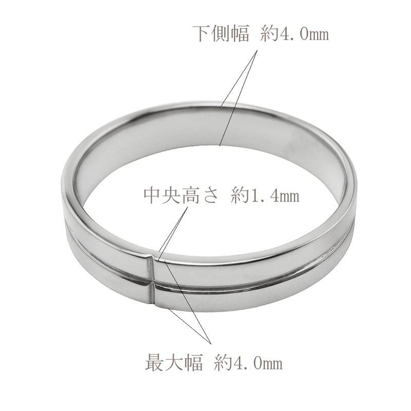 メンズ リング クロス メンズリング プラチナ900 4mm幅 プラチナ Pt900 クロスデザイン 十字架 男性用 結婚 記念日 プレゼント ピンキーリング 受注 爆買の画像