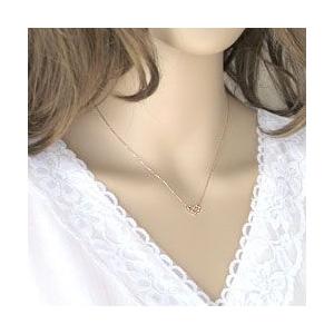ネックレス レディース ハート ダイヤモンド ネックレス 18金 イエローゴールドK18 ペンダント 注文製作 プレゼント ギフト 受注 爆買の画像