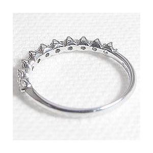指輪 レディース ピンキーリング エタニティリング ダイヤモンド 10石 0.30ct ホワイトゴールドK18 ピンキーリング 指輪 注文製作 プレゼント ギフト 受注 爆買の画像