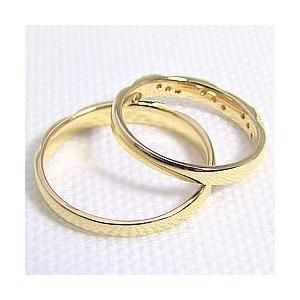 結婚指輪 ダイヤモンド オリジナル マリッジリング ゴールドK10 ペアリング 受注 爆買の画像