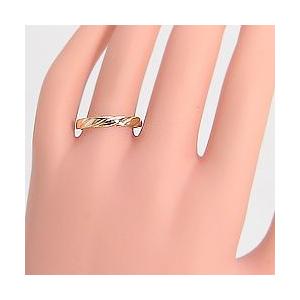 指輪 ペア 結婚指輪 デザインリング ダイヤモンド ペアリング 10金 