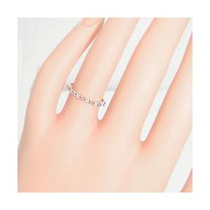 指輪 レディース ピンキーリング 18金 ダイヤリング 指輪 K18WG K18PG K18YG ピンキーリング 1号〜  送料無料 注文製作 プレゼント ギフト 受注 爆買の画像