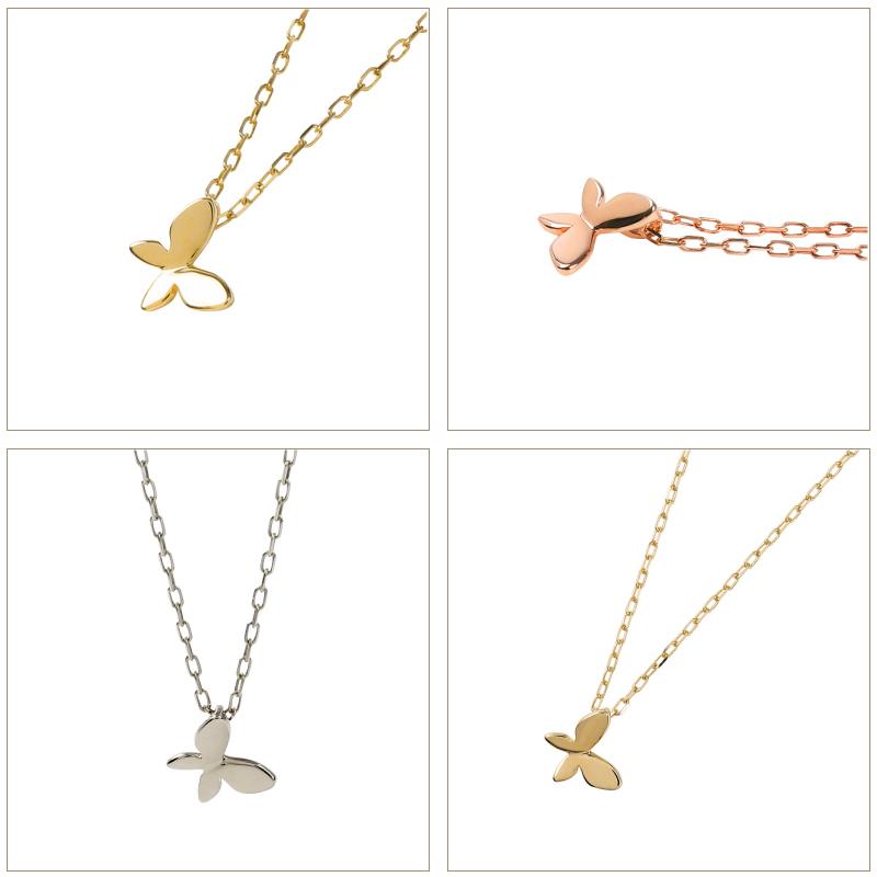 Jewelry i（ジュエリーアイ） ちょうちょ ネックレス 蝶 ネックレス