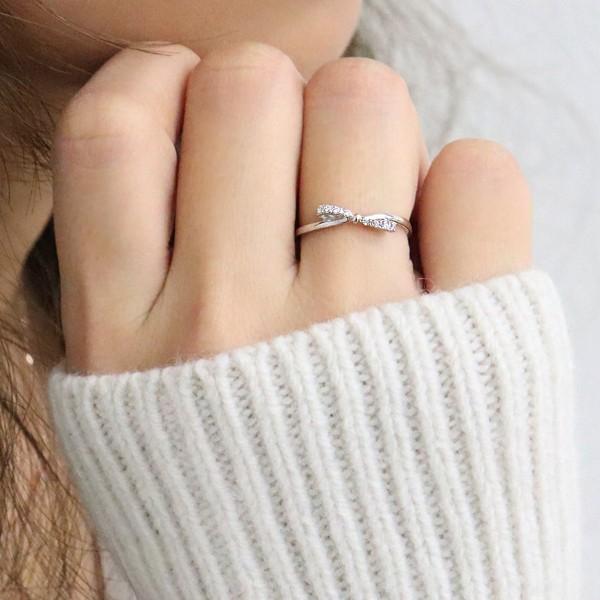 Jewelry i 指輪 レディース ピンキーリング リボン リング Jewelry i 指輪 レディース ピンキーリング リボン リング