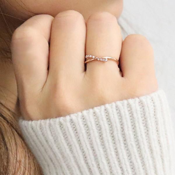 指輪 レディース ピンキーリング リボンピンキーリング リボンリング 18金 1号 15号 K18 Rr ホワイトデー プレゼント ギフト ジュエリーアイ 通販 Yahoo ショッピング