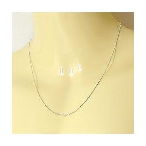 ネックレス チェーン ネックレス ゴールド カットボール 18金 K18 レディース 40cm 定番 爆買の画像
