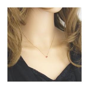カラーストーン ネックレス 10金 ペンダント 誕生石  K10WG K10PG K10YG 一粒 ネックレス レディース 注文製作 プレゼント ギフト 受注 爆買の画像
