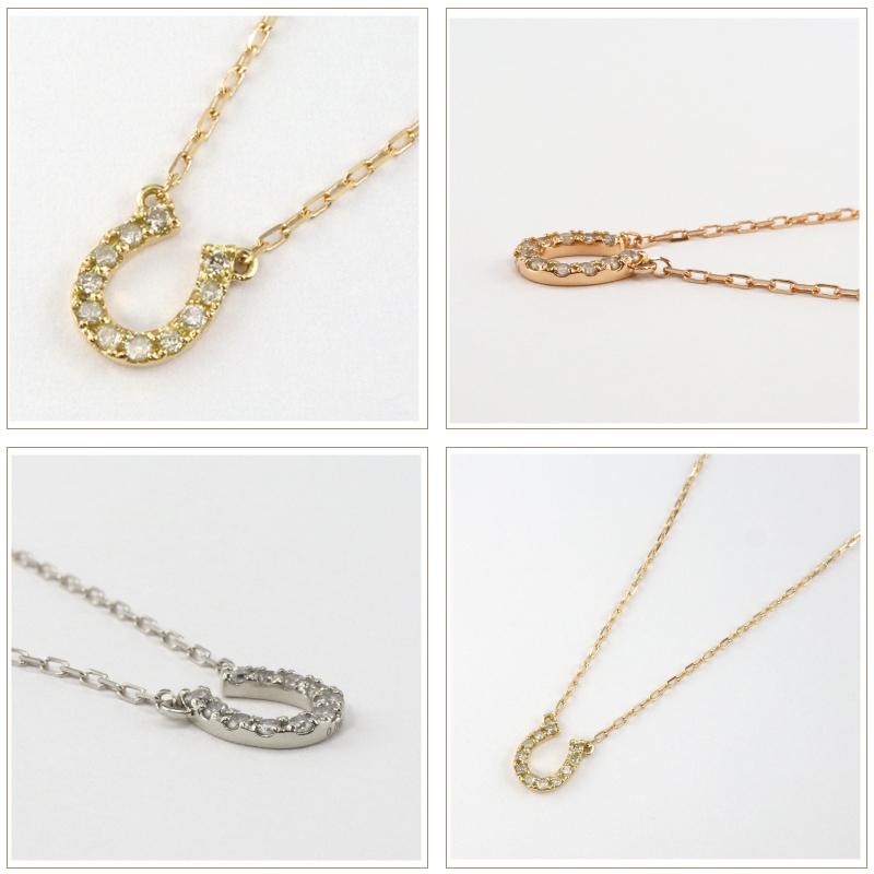 Jewelry i ネックレス レディース 馬蹄 ダイヤモンド ホース