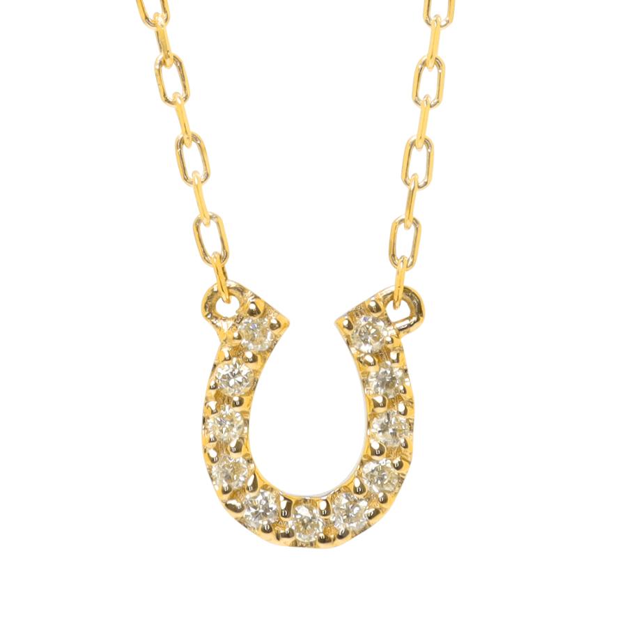 Jewelry i（ジュエリーアイ） ネックレス 馬蹄 ダイヤモンド ホース