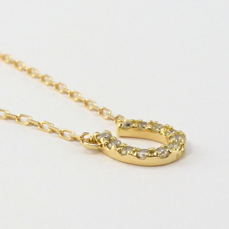Jewelry i（ジュエリーアイ） ネックレス 馬蹄 ダイヤモンド ホース