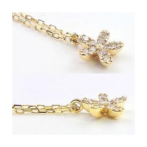 Jewelry i（ジュエリーアイ） フラワーネックレス ダイヤモンド 花
