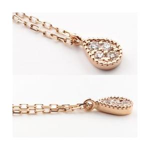 Jewelry i（ジュエリーアイ） ドロップ ネックレス 18金 ダイヤモンド