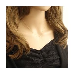 ラインネックレス ダイヤモンドネックレス 18金 10ストーン ペンダント 10石 K18 注文製作 プレゼント ギフト 受注 爆買の画像